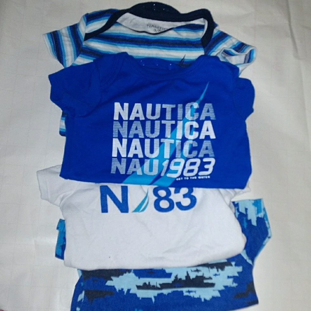 Nautica onesie lot 8 pieces